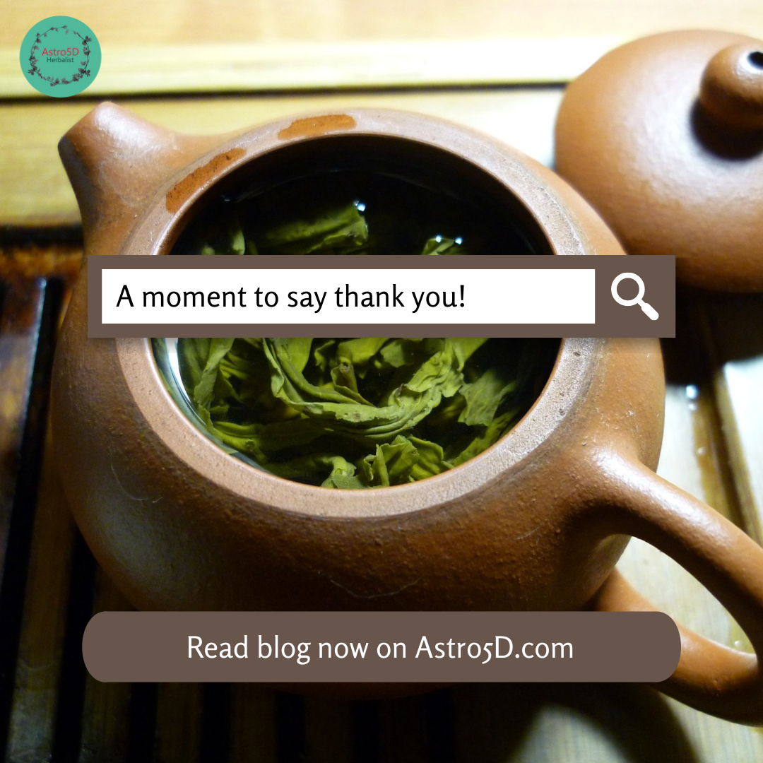 A moment to say thank you!