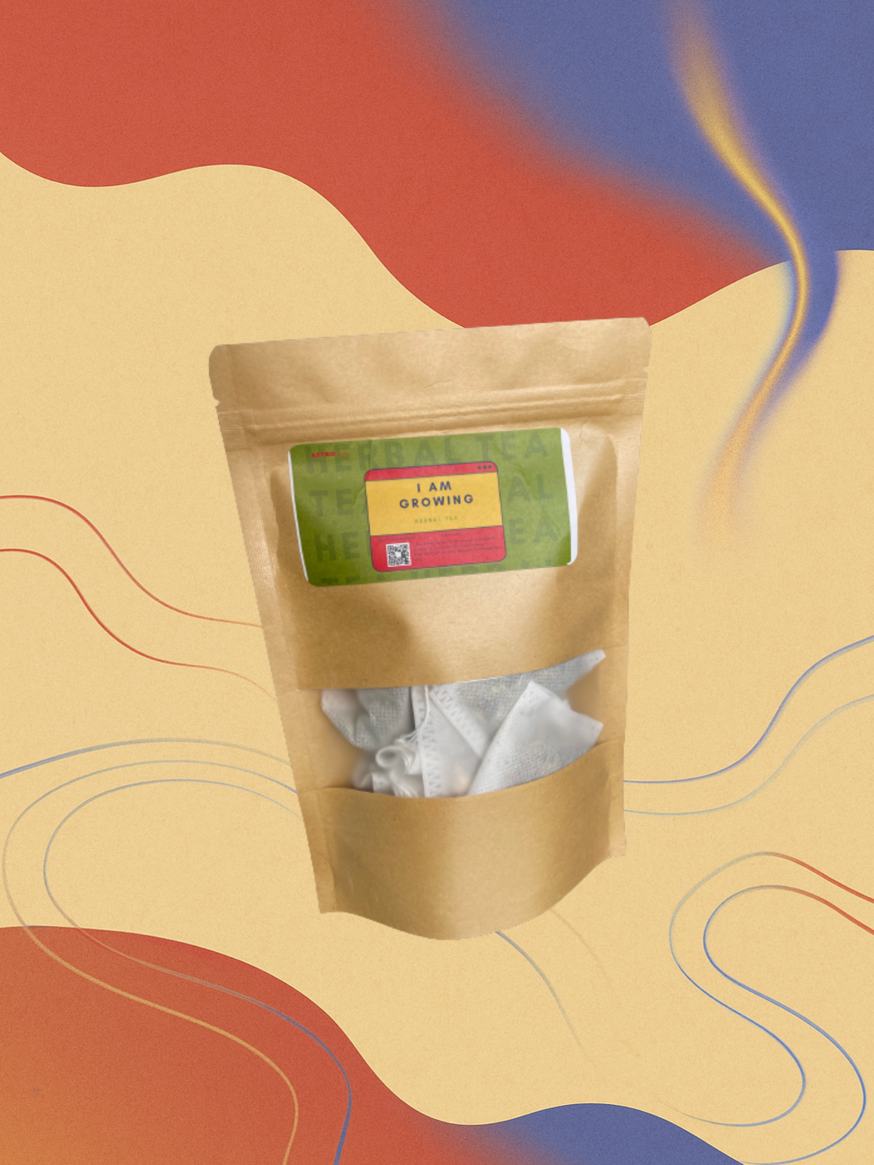 I Am Growing Herbal Tea: Hair Growth & Restoration (12 Tea Bags) - ASTROherbs